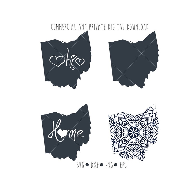 Download Ohio state digital mandala Cut file for Silhouette and ...