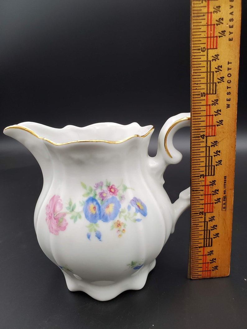 Vintage German Creamer IJB Germany US Zone Vintage Floral Etsy