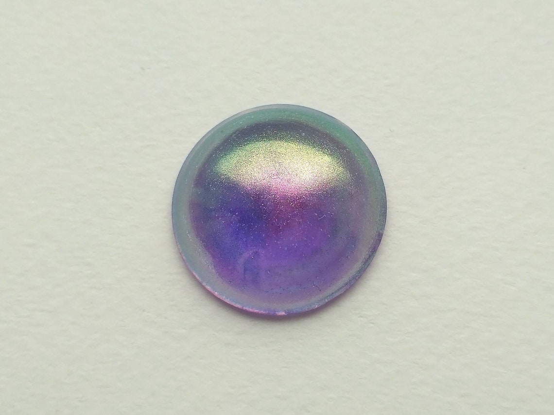 Holographic Chameleon Epoxy Resin Cabochon DIY Kit for | Etsy