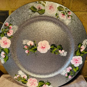 Charger plate, plate charger, plate, hand painted plate charger, accent plate, table decoration, charger,party decorations