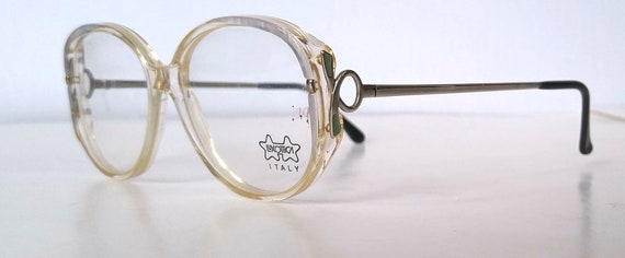 Deadstock Vintage Oversized Round Eyeglasses Frame