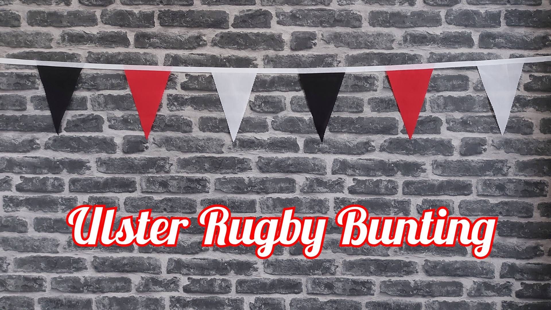 10ft Handmade Rugby Team Colours Fabric Bunting Ulster Rugby Etsy