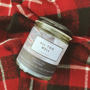 All Too Well | Song Lyric Candle