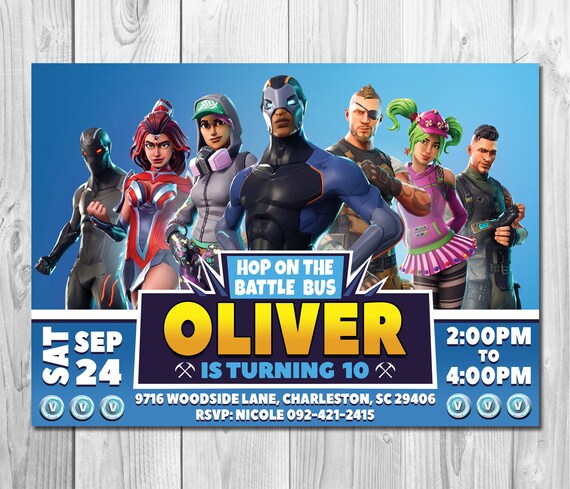 fortnite invitation invitation d anniversaire fortnite invitation fete d anniversaire fortnite fortnite invite imprimable - invitation fortnite anniversaire