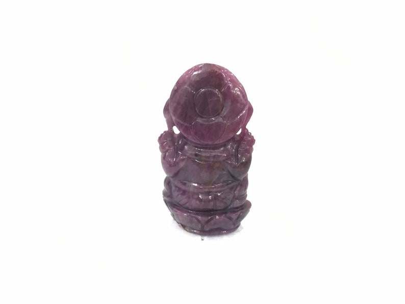 Natural ruby ganesha
