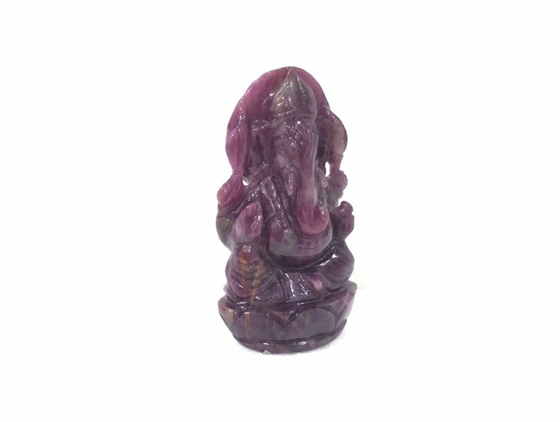 Natural ruby ganesha