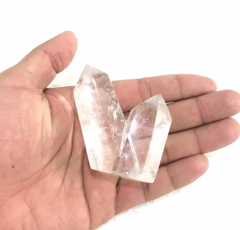 clear quartz points Crystal