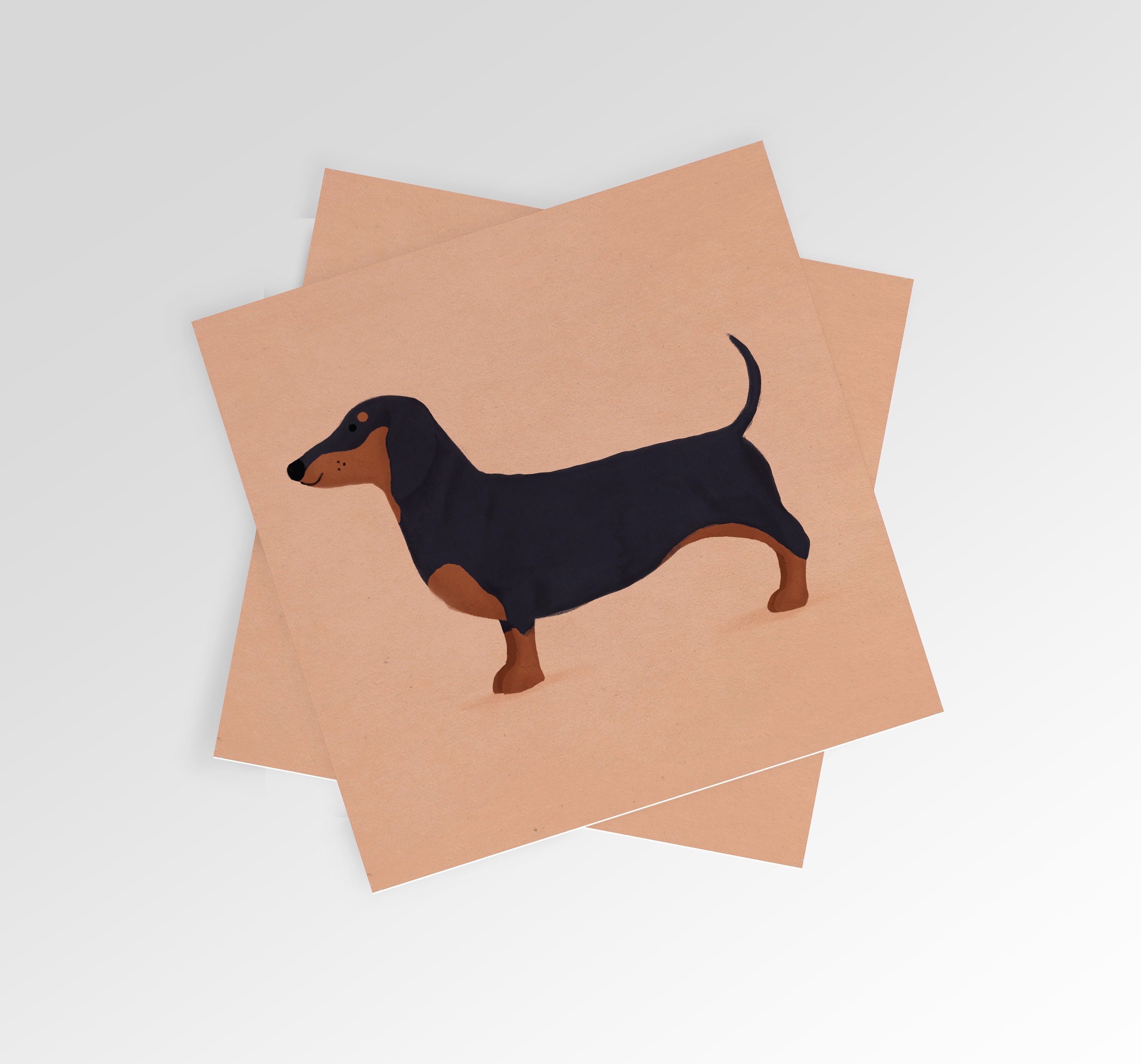 Sausage Dog Wall Print Art Print Wall Decor Print Animal Etsy