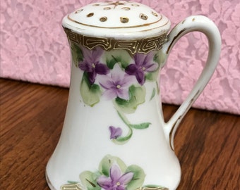 Antique Victorian Nippon Hatpin Holder Hand Painted Roses  display picture 1