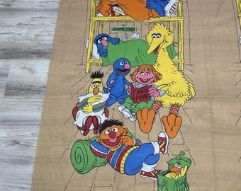 Muppets Cut & Sew Fabric Panel Cheater Quilt Pillow Scary Stories OG Characters