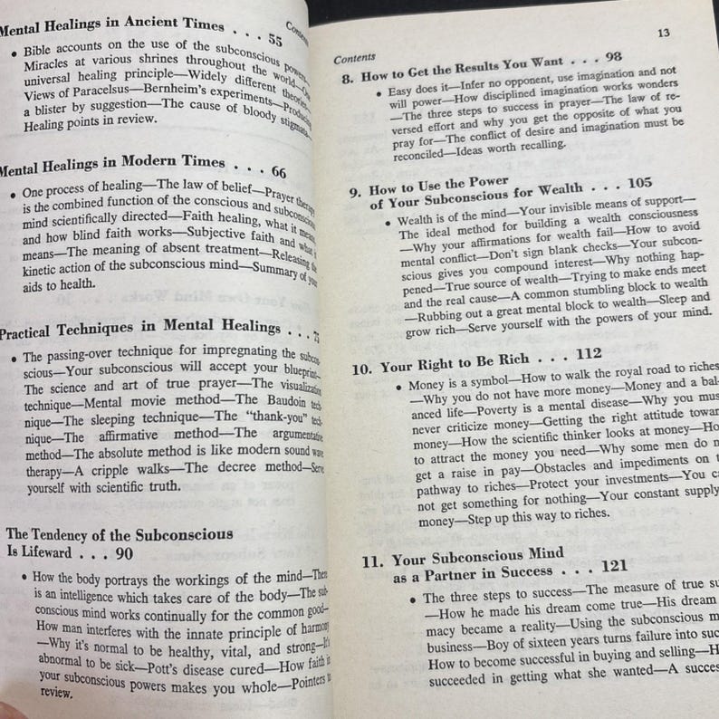 The Power of Your Subconscious Mind Joseph Murphy Wealth Influence PB 1963 image 10