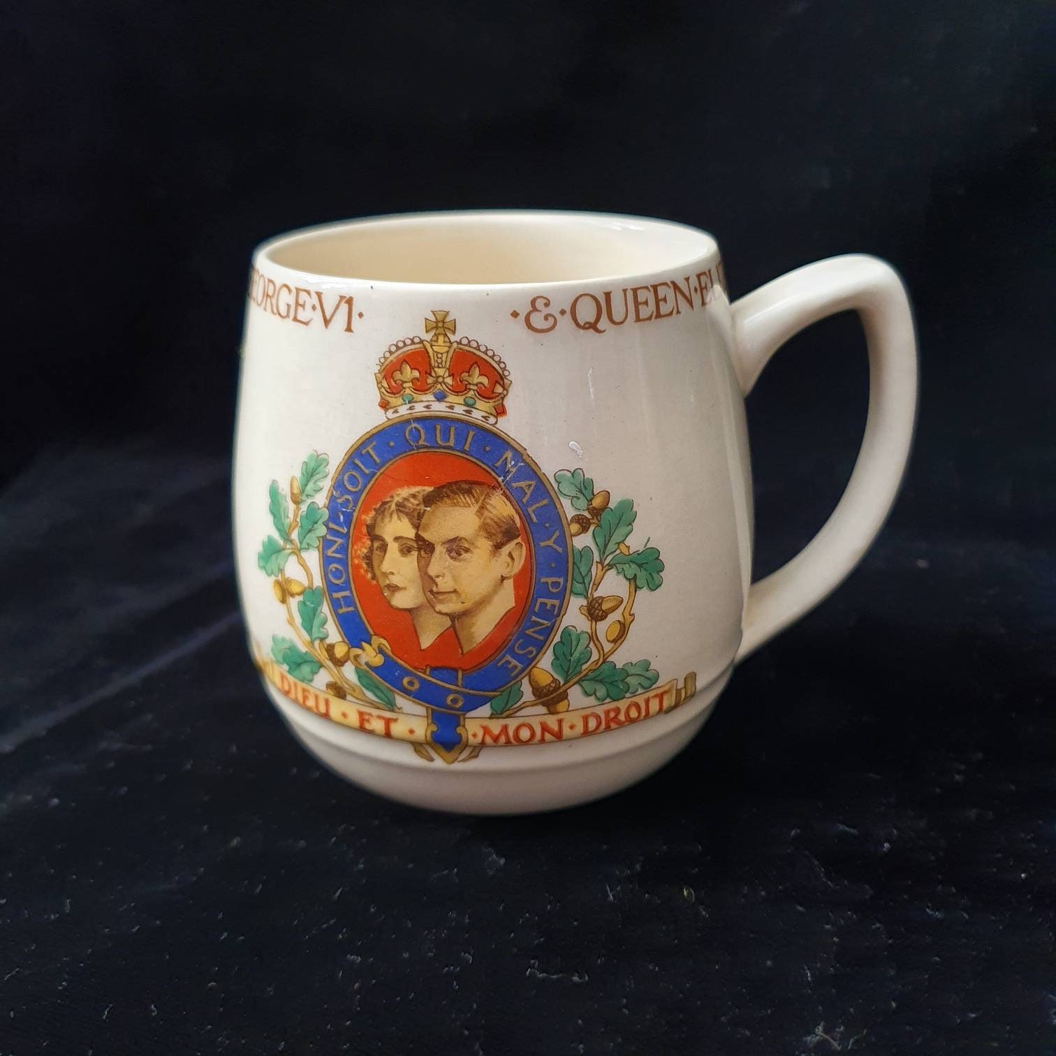 Vintage Royal Coronation Mug 1937 Myott Staffordshire | Etsy