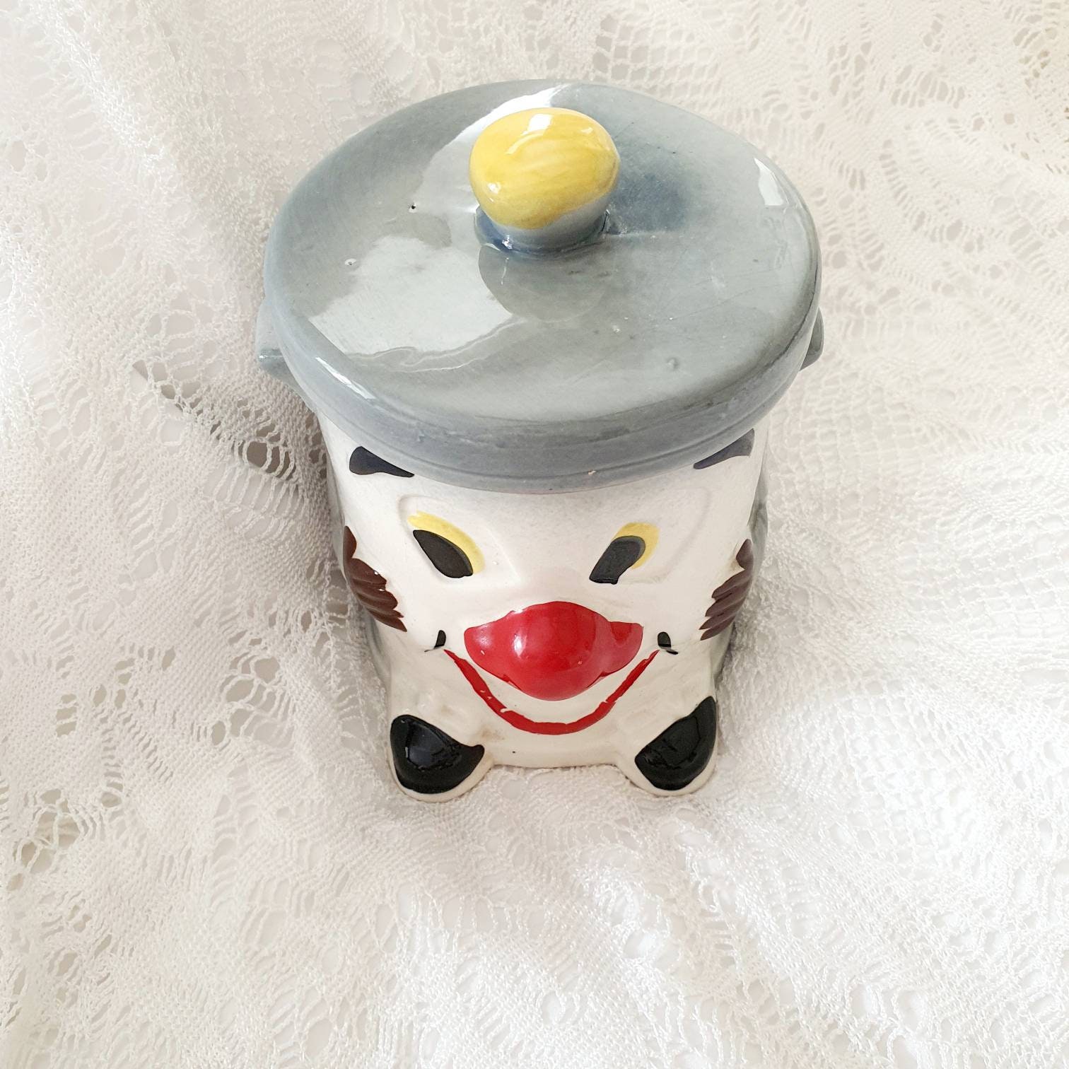 Vintage Dusty Bin Ceramic Money Box 1980s Dusty Bin Ceramic Etsy