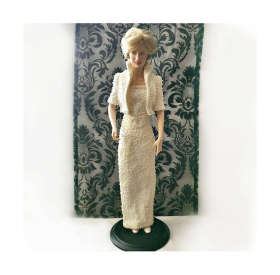 franklin mint diana princess of wales porcelain doll value