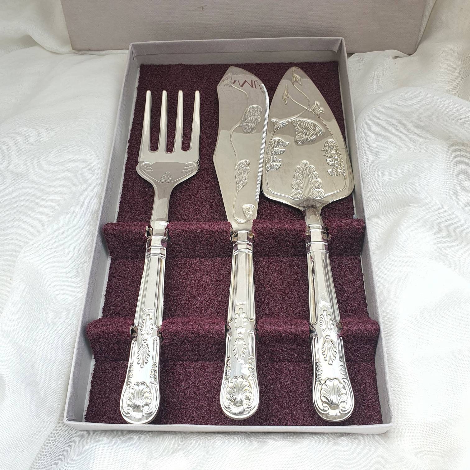 Vintage Cake Serving Set Mayell H Samuel Gift Vintage Knife Etsy