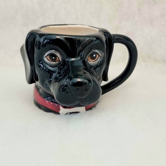 Black Labrador 3D Mug Dog Shaped Coffee Mug Black Dog Coffee - Etsy