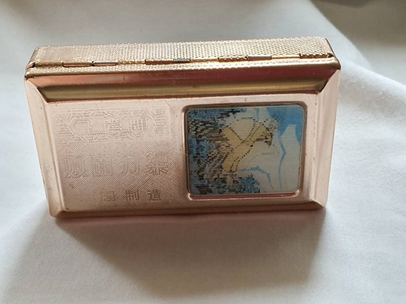 Lenticular Travel Razor Case Vintage Gift Oriental Razor Case 3D Picture Vintage Oriental Ladies Travel Razor Case