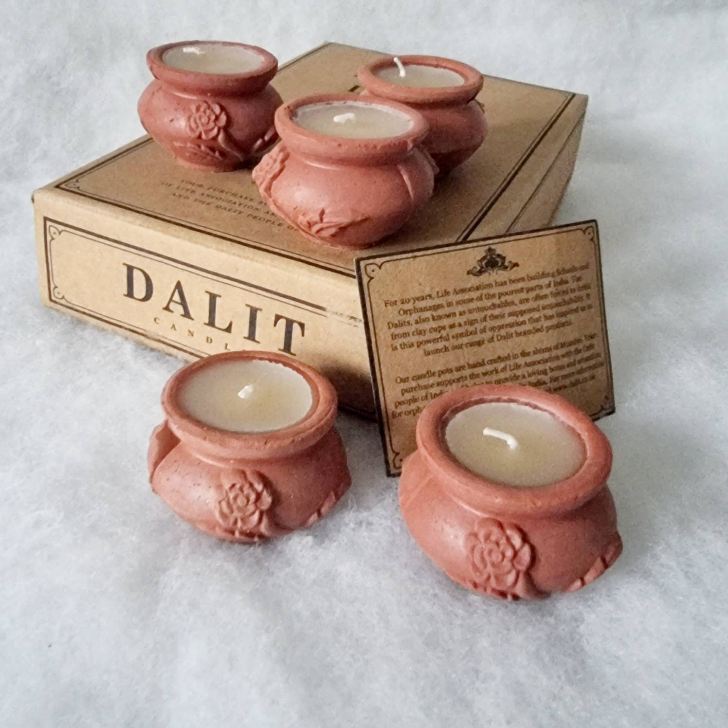 Dalit Handmade Clay Candle Pots Terracotta Clay Candle Pots Etsy