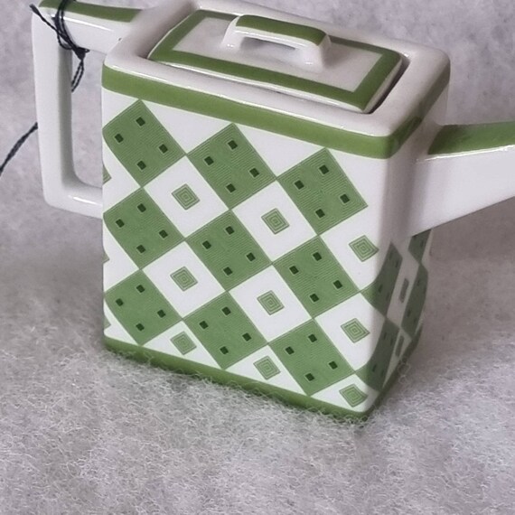 Home & Living Teapots Vintage Miniature Teapot Miniature Green