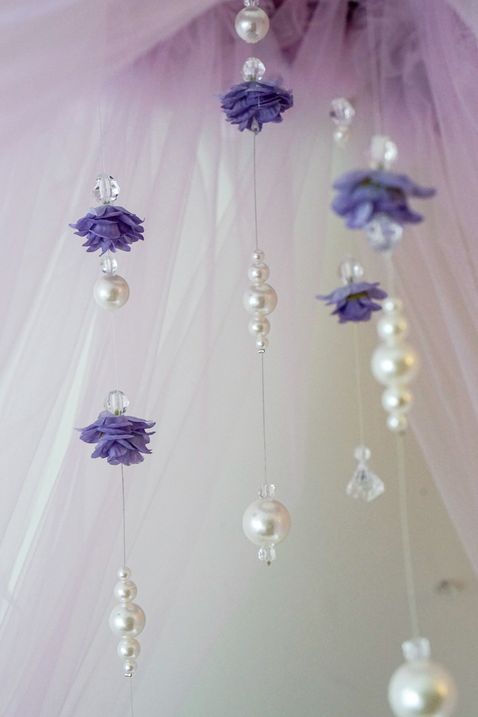 Hangs From Ceiling Round Canopy Backdrop Floral Crib Canopy Etsy