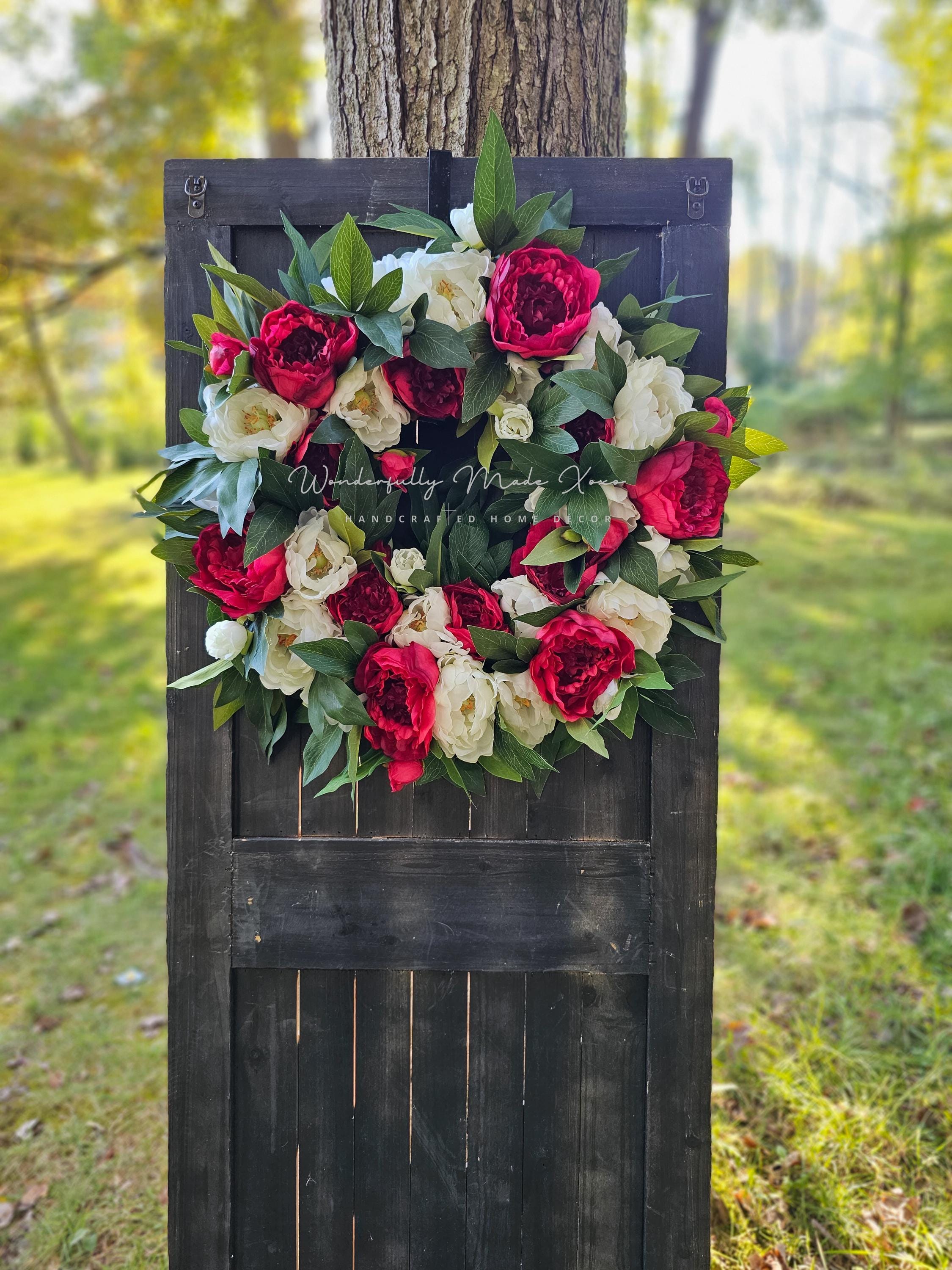 Patriotic Wreath, Red White and Blue Wreath, 4th of July Wreath ...