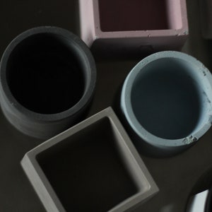 Cement vessels/pots/containers