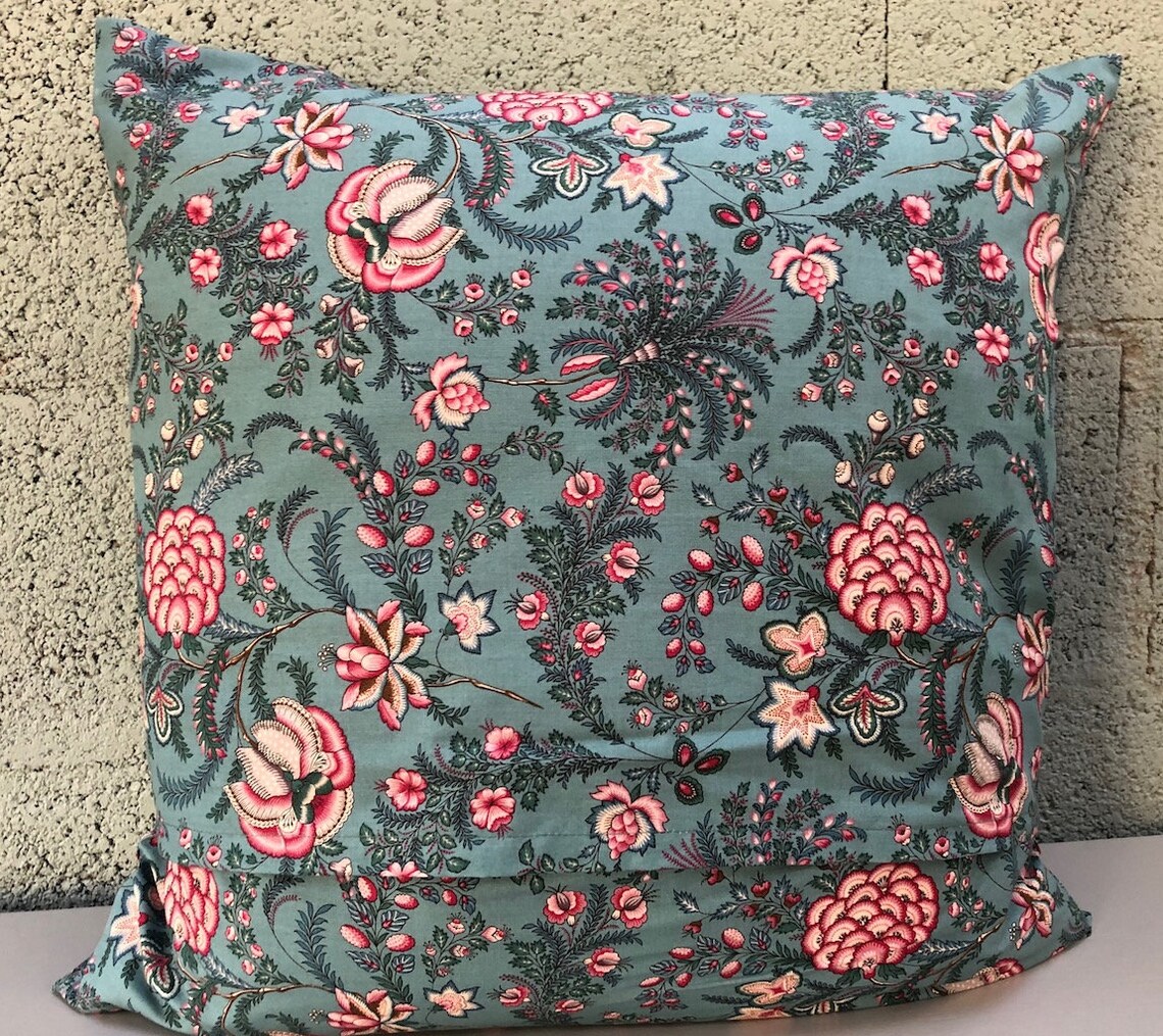Chintz Blue Sanderson cushion range Etsy