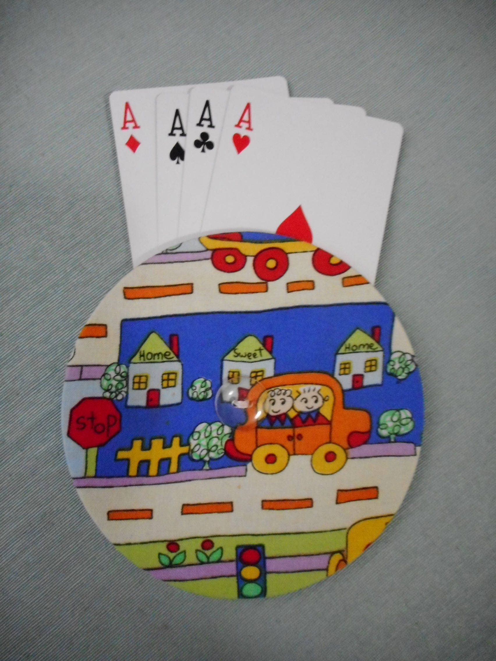 Handmade playing card holder Etsy