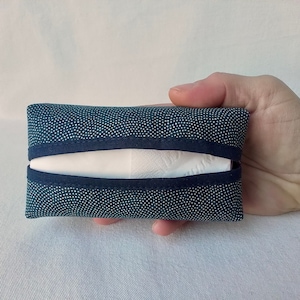 custodia per fazzoletti di carta, rivestimento in tessuto di cotone, protezione per fazzoletti