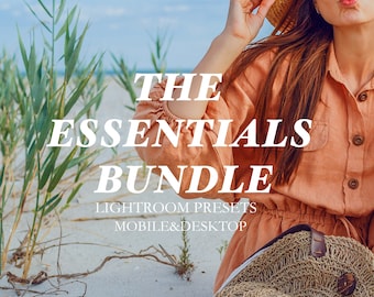 Essentials Lightroom Presets Bundle: Mobile & Desktop (PDF Download)
