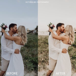 15 Lightroom Preset ELOPEMENT, Wedding Preset for Bride, Bohemian Couple presets, airy wedding filter image 9