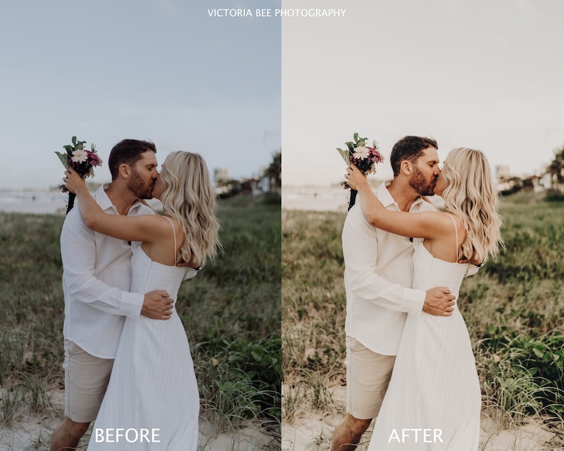 15 Lightroom Preset ELOPEMENT, Wedding Preset for Bride, Bohemian Couple presets, airy wedding filter zdjęcie 9