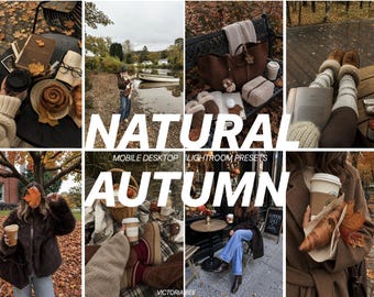 15 Natural Autumn Lightroom Presets | Warm, Earthy & Natural Fall Look
