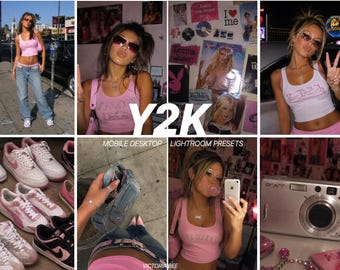 Y2K Lightroom Presets, 2000s Filter, Y2K Aesthetic Preset, Flash Filter, Retro Presets, Digicam Preset, Film Dazz