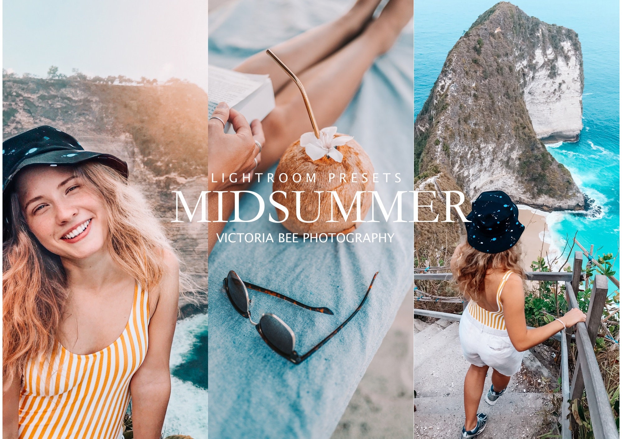 15 Lightroom Mobile Preset Midsummer, Summer Vibrant Presets, Beach Preset For Blogger Lifestyle,