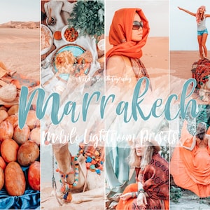 5  Lightroom Mobile Presets MARRAKECH Influencer Lightroom Presets Travel Instagram for Bloggers