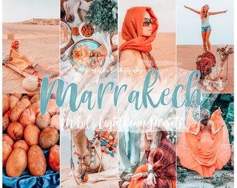 5  Lightroom Mobile Presets MARRAKECH Influencer Lightroom Presets Travel Instagram for Bloggers