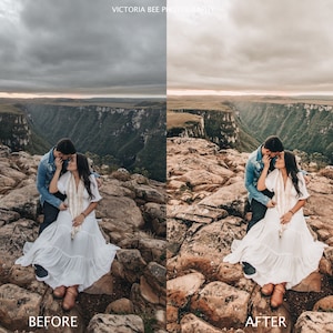 15 Lightroom Preset ELOPEMENT, Wedding Preset for Bride, Bohemian Couple presets, airy wedding filter zdjęcie 7