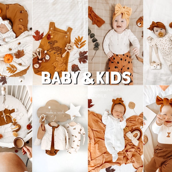 10 Lightroom Presets BABY & KIDS, mobiele presets voor baby, pasgeboren presets, instagram filter voor kinderen, mama presets, familiefilter