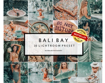 10 Mobile Lightroom Presets Bali Bay Instagram presets Lightroom mobile presets Desktop presets Photo filter Travel Summer presets