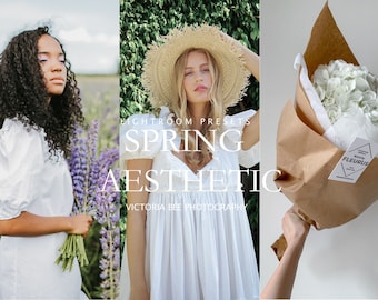 Lightroom Presets Spring Aesthetic, Natural Photo Filter, Season Preset for Influencer