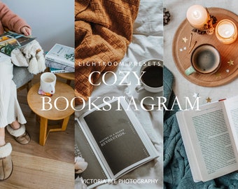 Cozy Bookstagram Lightroom Presets: Soft Filters (Mobile & Desktop)
