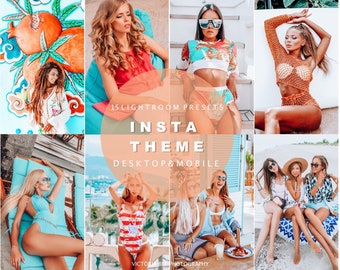 10 Lightroom Presets For Desktop and Mobile Lightroom INSTA / Lightroom Mobile Presets / Instagram Filter for Bloggers, Photo Editing