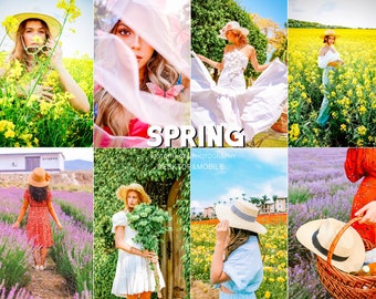 Preset Lightroom primaverili: filtri vivaci e naturali per dispositivi mobili e desktop