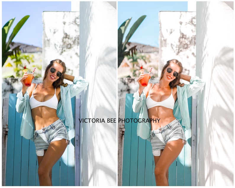 10 Mobile Lightroom Presets Saint Tropez, Summer Instagram presets for Bloggers, Vibrant Photo Filter for Instagram, Bright Summer Preset image 8