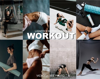 Lightroom Preset Workout, Fitness Girl Filter, Cross Fit Preset, Gym Preset, Donker Esthetisch Sportfilter