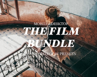 250+ Film Preset Bundle, All In One Retro Filter, Vintage Presets, Lightroom Presets für Mobile und Desktop