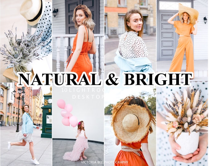 10 Mobile LIGHTROOM Presets, White Presets, Desktop Presets, Natural Light Lightroom Preset, Bright Lifestyle preset, Clean photo filter