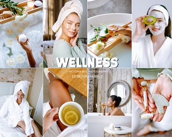 15 Lightroom Presets Wellness, Self Care presets for Influencer, Health Filter for Instagram, Aesthetic Preset, Yoga Natural Filter