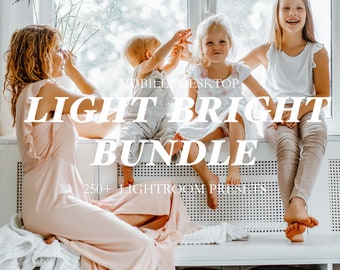 250 + Light Bundle Lightroom Presets, Bright Presets for Mobile and Desktop, All in One filter for Instagram, Natural Blogger Presets